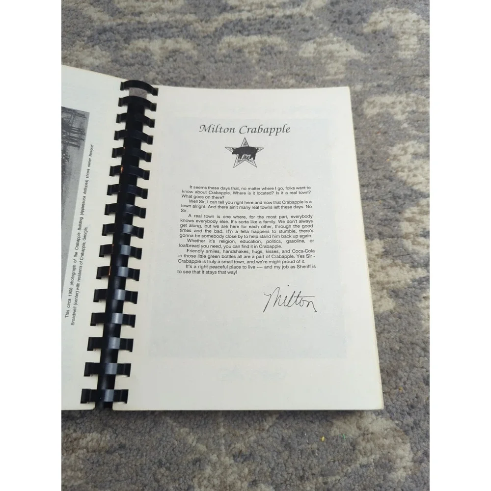 Northwestern Elementary Alpharetta, GA Cookbook Vtg‎ 1991 Crabapple Community